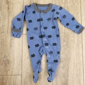 L’oved Baby Cloud Footie One Piece Size Newborn